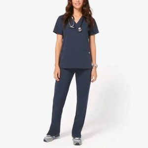 Figs Livingston Medium Scrub Pants Dark Harbour- Limited Edition Color